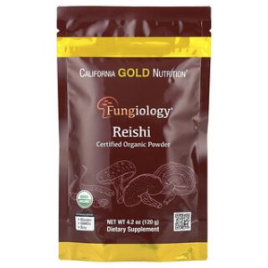 California Gold Nutrition- אבקת ריישי אורגנית 120 גרם