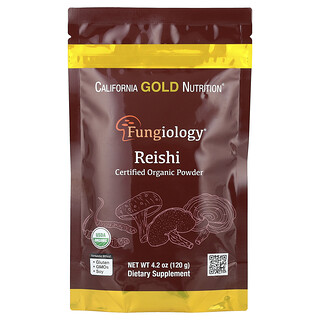 California Gold Nutrition- אבקת ריישי אורגנית 120 גרם