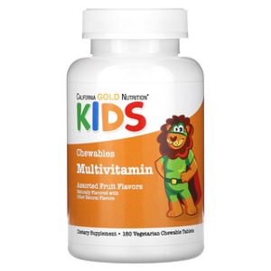 California Gold Nutrition- מולטי ויטמין לילדים בטעם פירות