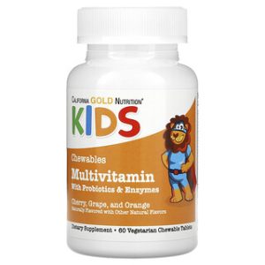 California Gold Nutrition - מולטי ויטמין לילדים עם פרוביוטיקה