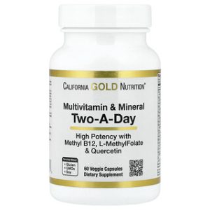 California Gold Nutrition מולטי ויטמין- מינרלים 60 כמוסות