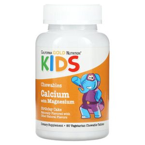 California Gold Nutrition - סידן לילדים בטעם עוגה
