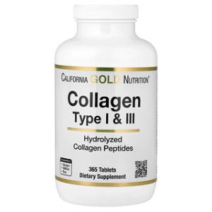 California Gold Nutrition - קולגן מפורק טבליות - 365 יח'