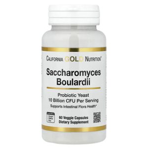 California Gold - Saccharomyces Boulardii 5B CFU - 60 כמוסות