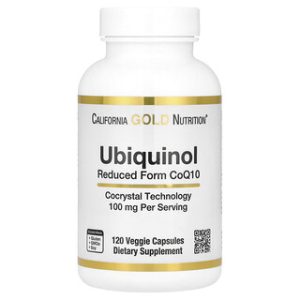 California Gold Ubiquinol CoQ10 100 מ"ג - 120 כמוסות