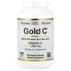 California Gold - ויטמין C 1000 מ"ג - 240 כמוסות