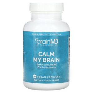 Calm My Brain - כמוסות טבעוניות להרגעה - BrainMD