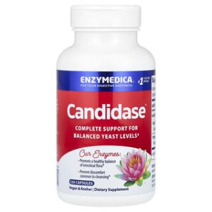 Candidase Enzymedica 120 כמוסות - לתמיכה בפטרת