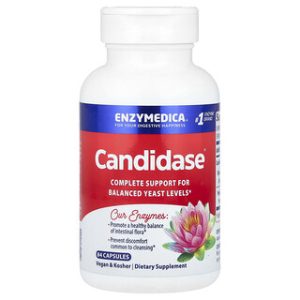 Candidase Enzymedica - תוסף תזונה אנזימטי 84 כמוסות