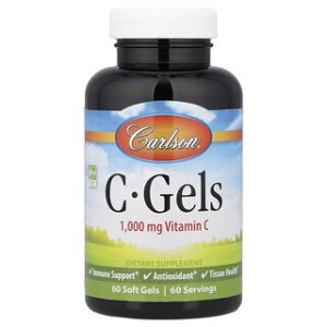 Carlson C-Gels ויטמין C 1000 מ"ג - 60 כמוסות רכות