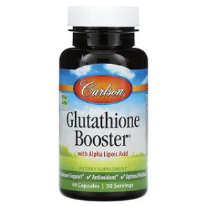 Carlson Glutathione Booster - 60 כמוסות - נוגד חמצון