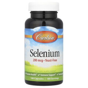 Carlson Selenium 180 כמוסות - תוסף תזונה חיוני