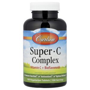 Carlson Super C Complex - ויטמין C טבעוני - 100 טבליות