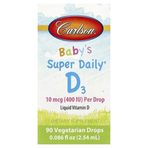 Carlson Super Daily D3 - ויטמין D לתינוקות 2.54 מ"ל