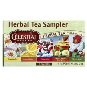Celestial Seasonings - מארז תה צמחים 5 טעמים ללא קפאין