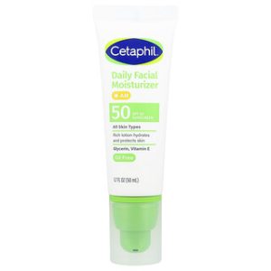 Cetaphil Daily SPF 50 - קרם לחות לפנים ללא ריח