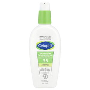 Cetaphil קרם לחות לפנים ללא שמן עם SPF 35 - 88 מ"ל