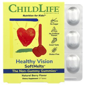 ChildLife Essentials - Healthy Vision SoftMelts - תוסף ראייה