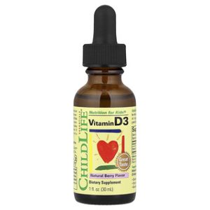 ChildLife Essentials Vitamin D3 - טעם ברי, 500 יחב"ל