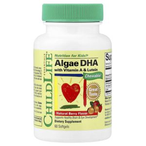 ChildLife Essentials - אצות DHA - לתינוקות - 60 כמוסות