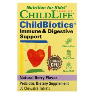 ChildLife פרוביוטיקה לבריאות-5 מיליארד CFU, טעם ברי