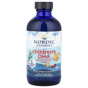 Children's DHA 1+ בטעם תות- גודל משפחתי , Nordic Naturals