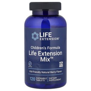 Childrens Formula Life Extension- טבליות לעיסה בטעם ברי 120 יח'