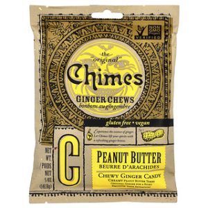Chimes - סוכריות ג'ינג'ר לעיסות חמאת בוטנים 5oz