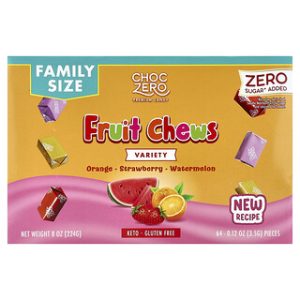 ChocZero - סוכריות פירות מגוון - 64 יח' - 224 גרם