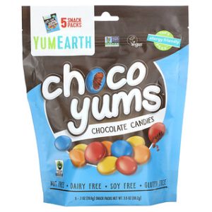 Choco Yums YumEarth - סוכריות שוקולד - 5 מארזי חטיפים