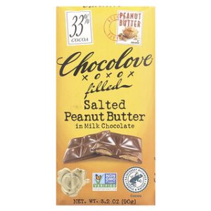 Chocolove - חמאת בוטנים מלוחה במילק שוקולד - 90 גרם