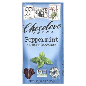 Chocolove - מנטה בשוקולד מריר 55% - 90 גרם