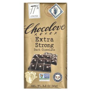 Chocolove - שוקולד מריר חזק 77% קקאו - 90 גרם