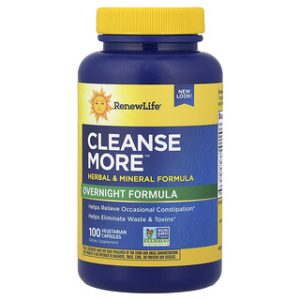 Cleanse More™ - כמוסות לניקוי רעלים מהגוף - Renew Life