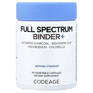 Codeage Full Spectrum Binder+ - קפסולות לניקוי רעלים 90 יחידות