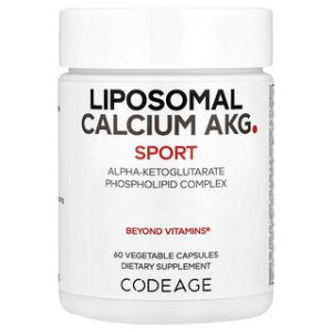 Codeage Liposomal Calcium AKG - תוסף תזונה 60 כמוסות