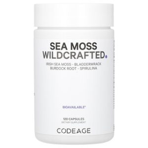 Codeage Sea Moss 120 כמוסות - תוסף תזונה טבעי