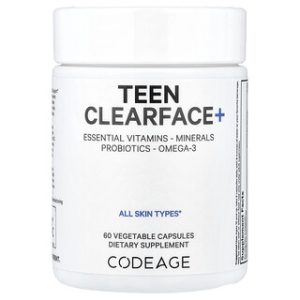 Codeage Teen Clearface+ - כמוסות לטיפול בפצעי בגרות