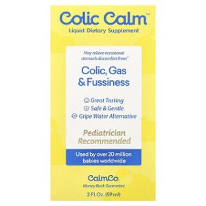 Colic Calm טיפות להקלה על גזים ואי שקט לתינוקות