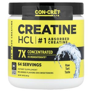 Con-Cret קריאטין HCl - תוסף כוח וסיבולת 48 גרם