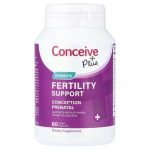 Conceive Plus - תוסף פוריות לנשים - 60 כמוסות טבעוניות