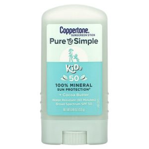 Coppertone Pure & Simple Kids מקל הגנה SPF 50 - 13.9 גרם