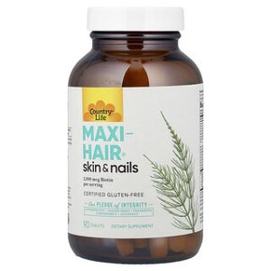 Country Life - Maxi-Hair לעור, שיער וציפורניים - 90 טבליות