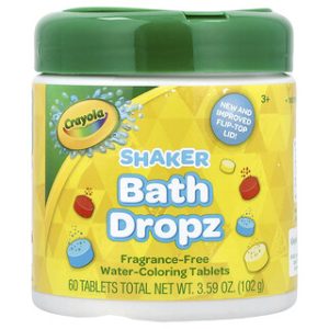 Crayola Shaker Bath Dropz - טבליות אמבט ריחניות 3+