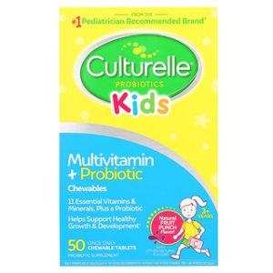 Culturelle Kids, מולטי ויטמין + פרוביוטיקה 3+ בטעם פירות