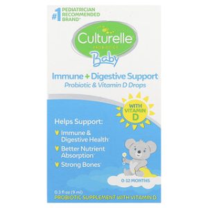 Culturelle טיפות פרוביוטיקה לתינוקות - חיזוק חסינות ומעי