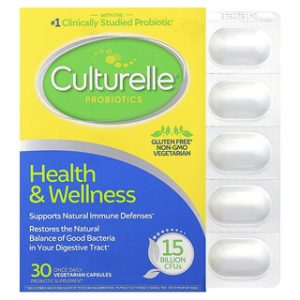 Culturelle פרוביוטיקה לבריאות - 15B CFU - 30 כמוסות