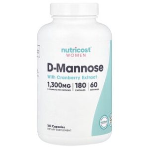 D-Mannose עם תמצית חמוציות לנשים , Nutricost