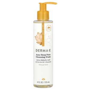 DERMA E- תרחיץ ניקוי עמוק לפנים- 175 מ"ל