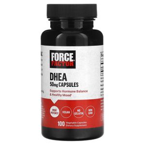 DHEA 50 מ"ג , פורס פקטור - תוסף תזונה 100 כמוסות